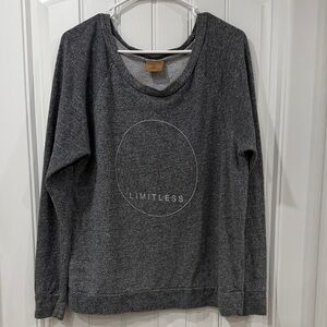 EUC good hYOUman Charcoal Crew Neck Sweatshirt